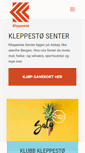 Mobile Screenshot of kleppesto-senter.no